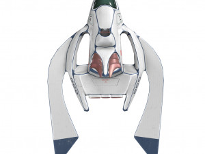 sci-fi aircraft 3D 모델