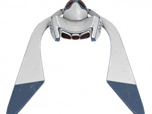 sci-fi aircraft 3D Model