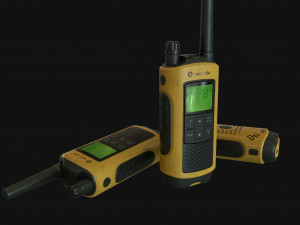 walkie talkie 3D 모델