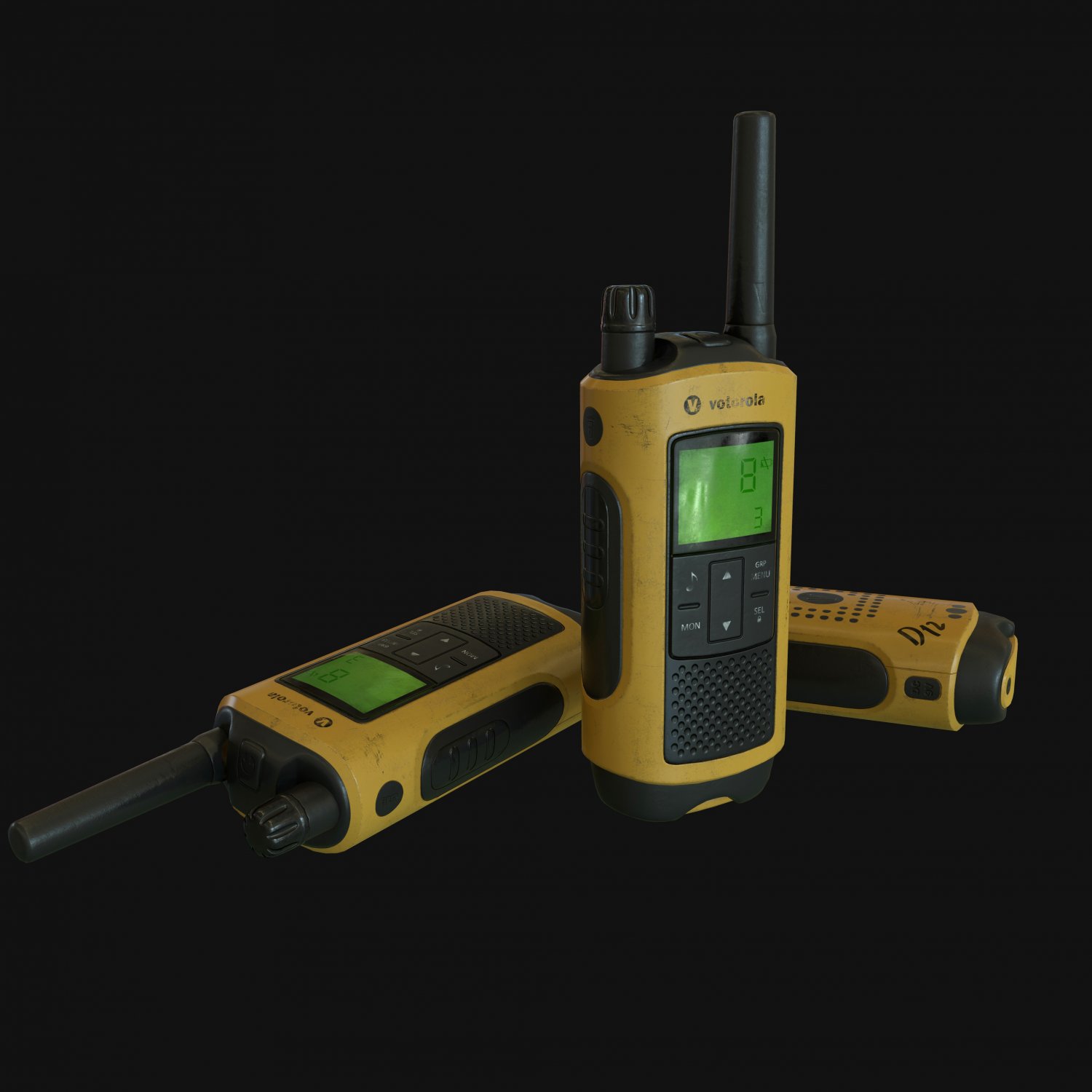 3d motorola walkie talkie model