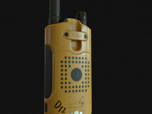 walkie talkie 3D 모델