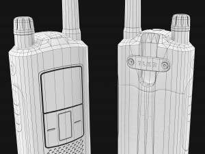 walkie talkie 3D 모델
