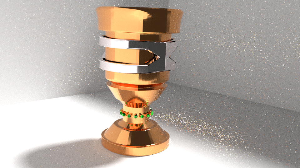 The Iranian Super Cup 3D Model in Awards 3DExport