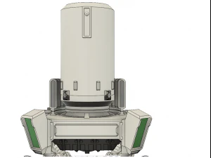 c&aacute;psula del juez zoids Modelo de impresión 3D