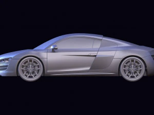audi r8 2010 v10 3D Model