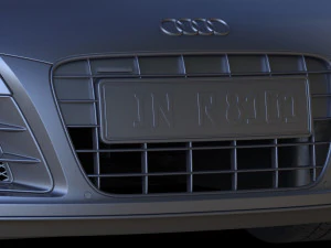 audi r8 2010 v10 3D Model