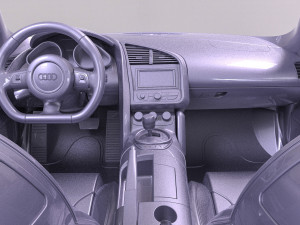 audi r8 2010 v10 3D Модель