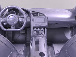 audi r8 2010 v10 3D Model
