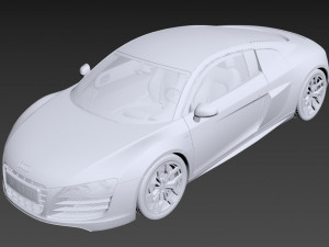 audi r8 2010 v10 3D Модель