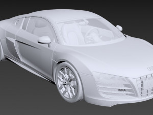 audi r8 2010 v10 3D Модель