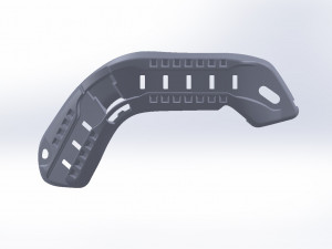 military helmet accessories Modelo 3D