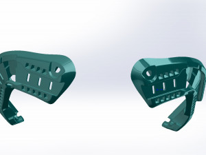 military helmet accessories Modelo 3D