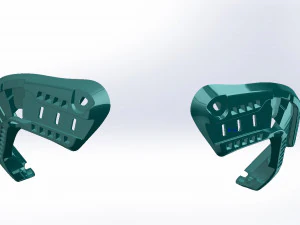 military helmet accessories 3D Model