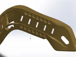 military helmet accessories 3D Model