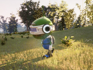 game ready realistic alien creature character pivi low-poly 3D Model