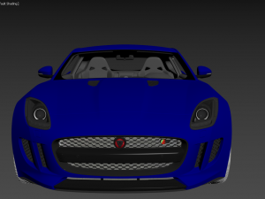 jaguar type f realistic pbr model Modello 3D