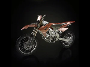 motocykl 3D Model 3D