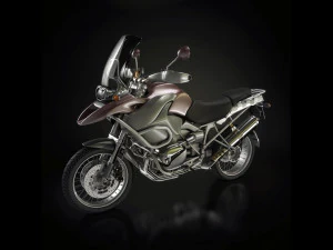 motocykl wyścigowy Model 3D