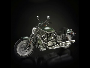 racing motorcycle 3D Model