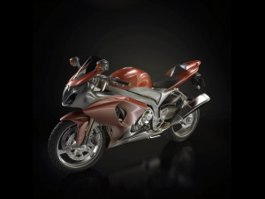 racing motorcycle 3Dモデル