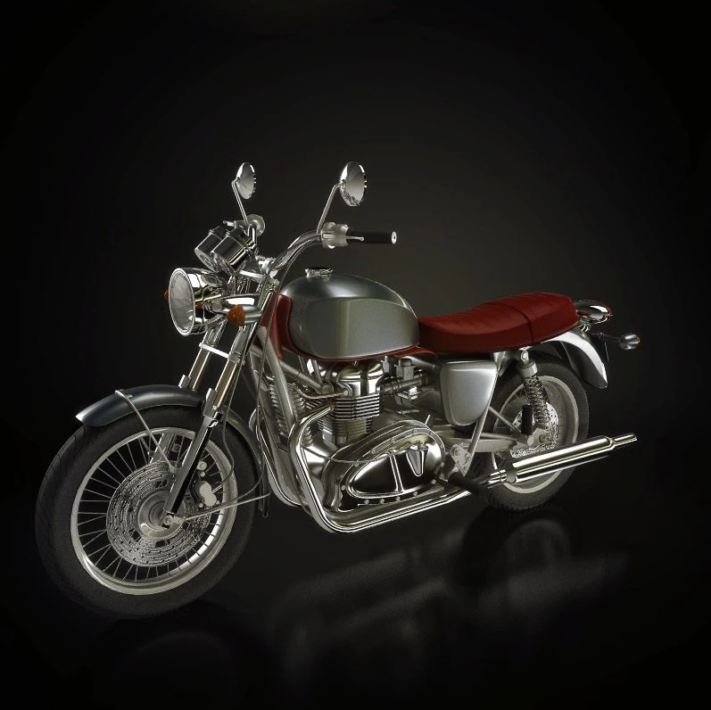 racing motorcycle 3D Model .c4d .max .obj .3ds .fbx .stl .blend 