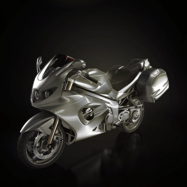 racing motorcycle 3D Model .c4d .max .obj .3ds .fbx .stl .blend 