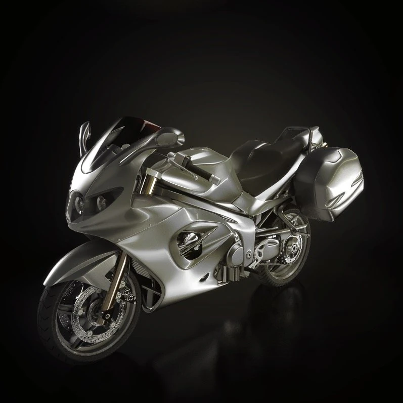 racing motorcycle 3D Model .c4d .max .obj .3ds .fbx .stl .blend 