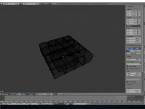 padded stoolpoof 3D Модель