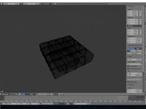 padded stoolpoof 3D Model