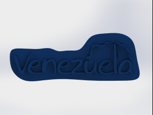 venezuela logo 3D Модель