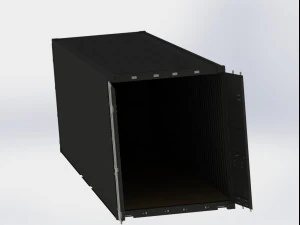 40 feed container movile 3D Model