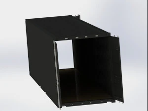 40 feed container movile 3D Model