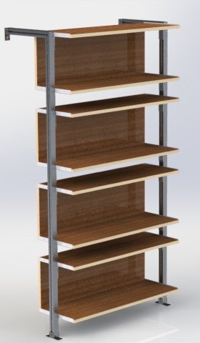 shelf 3D Model .c4d .max .obj .3ds .fbx .stl .blend 