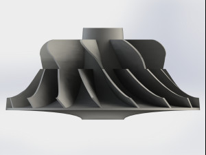 turbocharger impeller 3D Model
