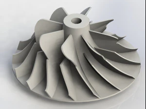 turbocharger impeller 3D Model
