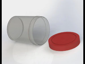 чашка для образца 3D Модель