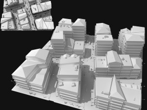 grey city 3D Model