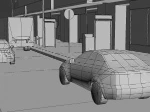 grey city 3D Modell