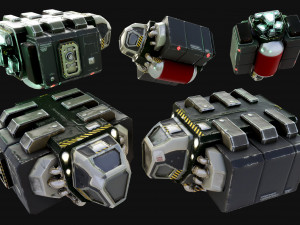prisoner transport spaceship 3D मॉडल