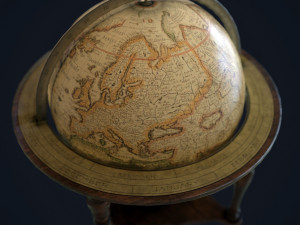 decorative globe Model 3D