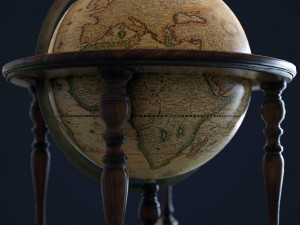 decorative globe Model 3D