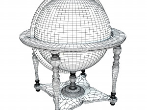 decorative globe Model 3D