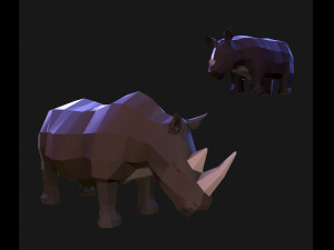 42 lowpoly animals pack Model 3D