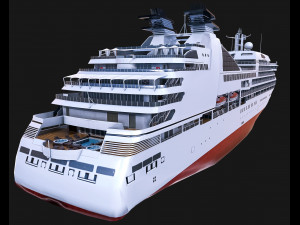 cruise ship 3D 모델