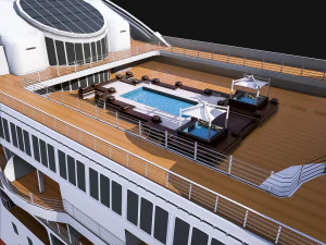 cruise ship 3D Model