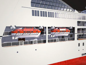cruise ship 3D Model