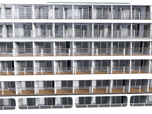 cruise ship 3D 모델