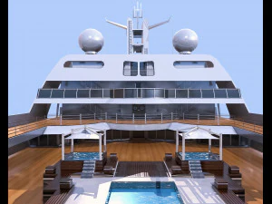 cruise ship 3D Model