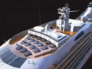 cruise ship 3D 모델
