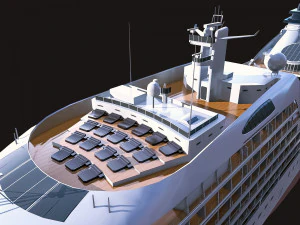 cruise ship 3D Model